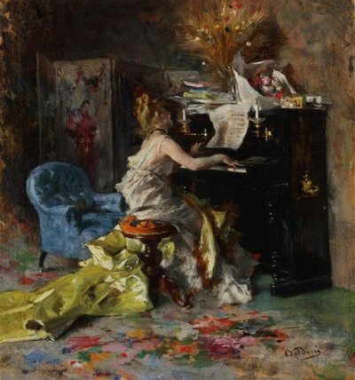 Woman at the Piano by Giovanni Boldini